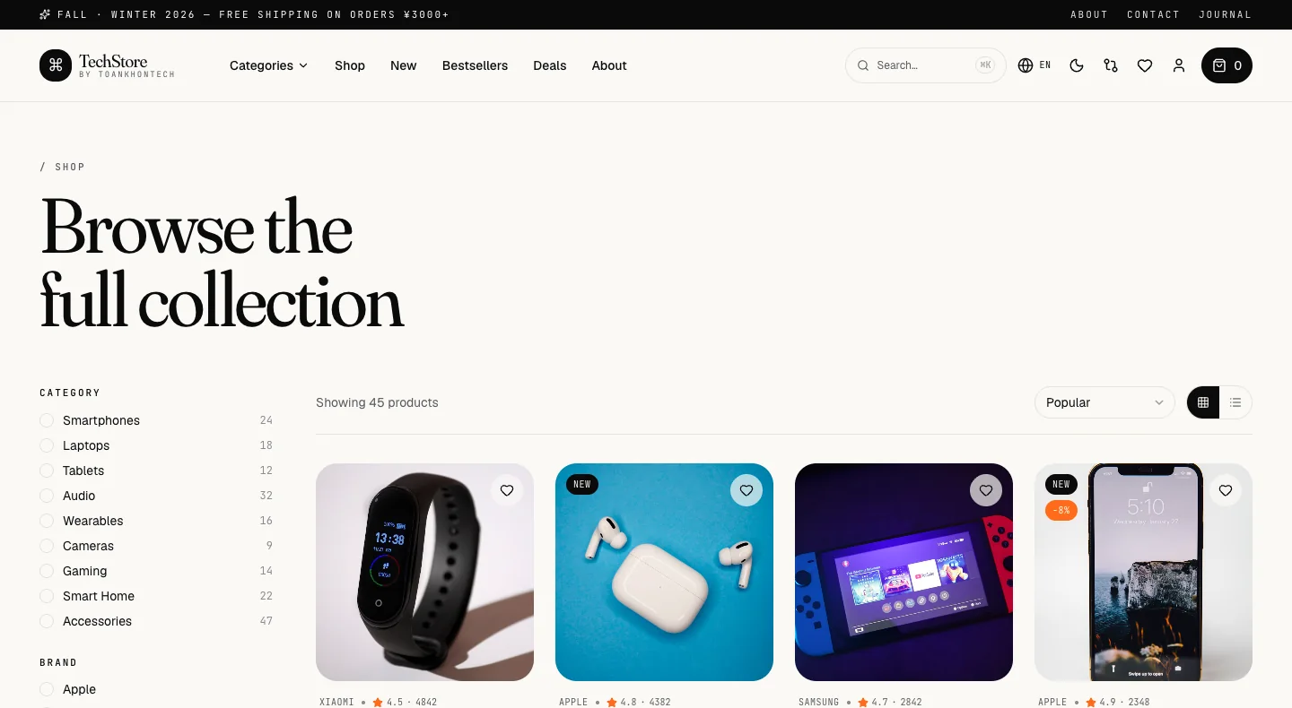 TechStore — 1