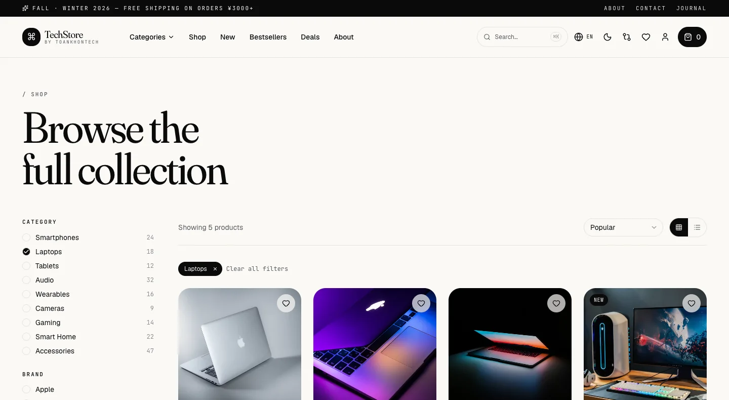 TechStore — 2
