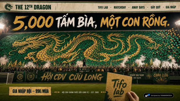THE 12TH DRAGON — 5,000 tấm bìa, một con rồng.