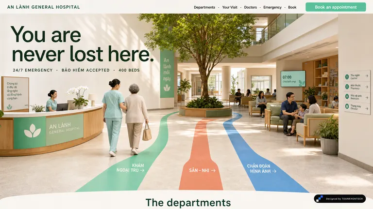AN LÀNH GENERAL HOSPITAL — You are never lost here.