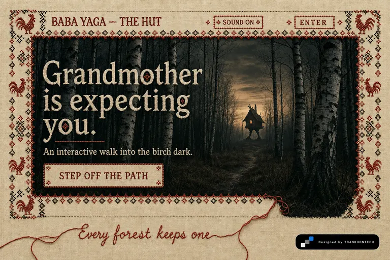 BABA YAGA — An interactive walk into the birch dark.