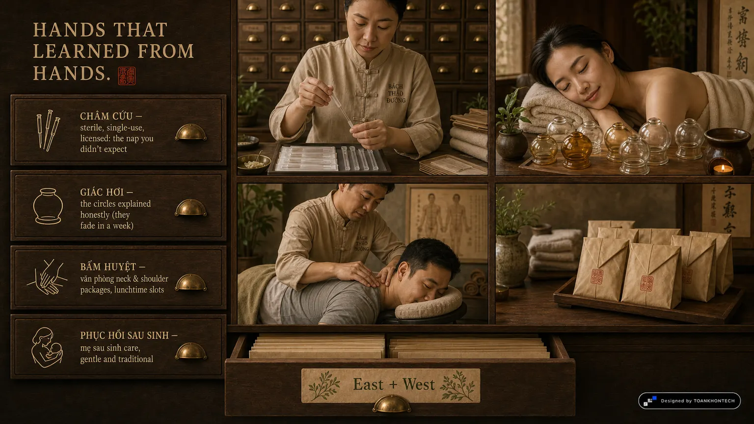 BÁCH THẢO ĐƯỜNG website concept artboard focused on trilieu