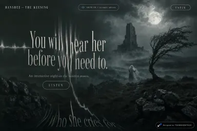 BANSHEE — An interactive night on the western moors.