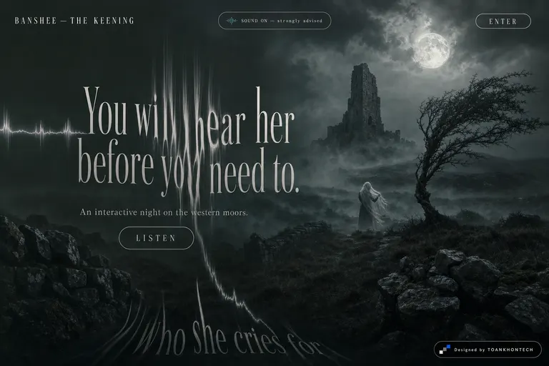 BANSHEE — An interactive night on the western moors.