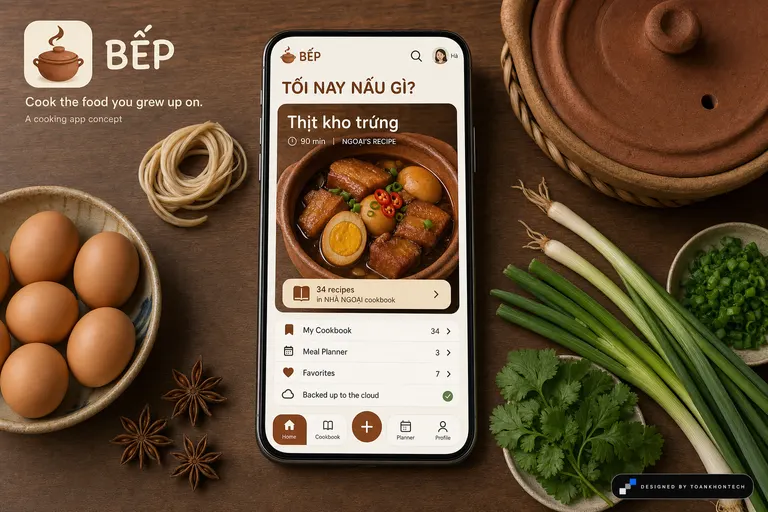 BẾP — Cook the food you grew up on.