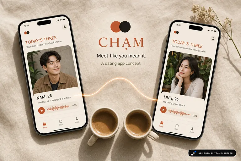 CHẠM — Meet like you mean it.