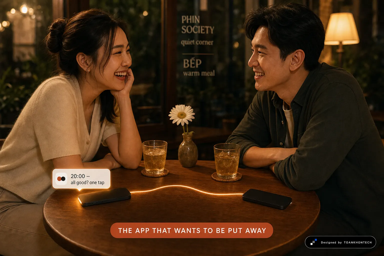 CHẠM website concept artboard focused on context