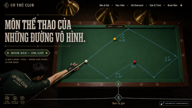 CƠ THỦ CLUB — Môn thể thao của những đường vô hình.