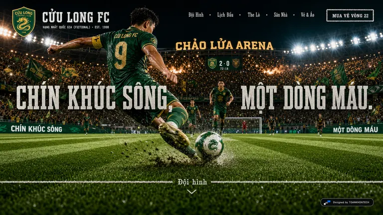 CỬU LONG FC — Chín khúc sông, một dòng máu.