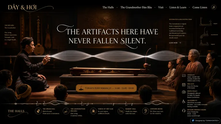 DÂY & HƠI — The artifacts here have never fallen silent.