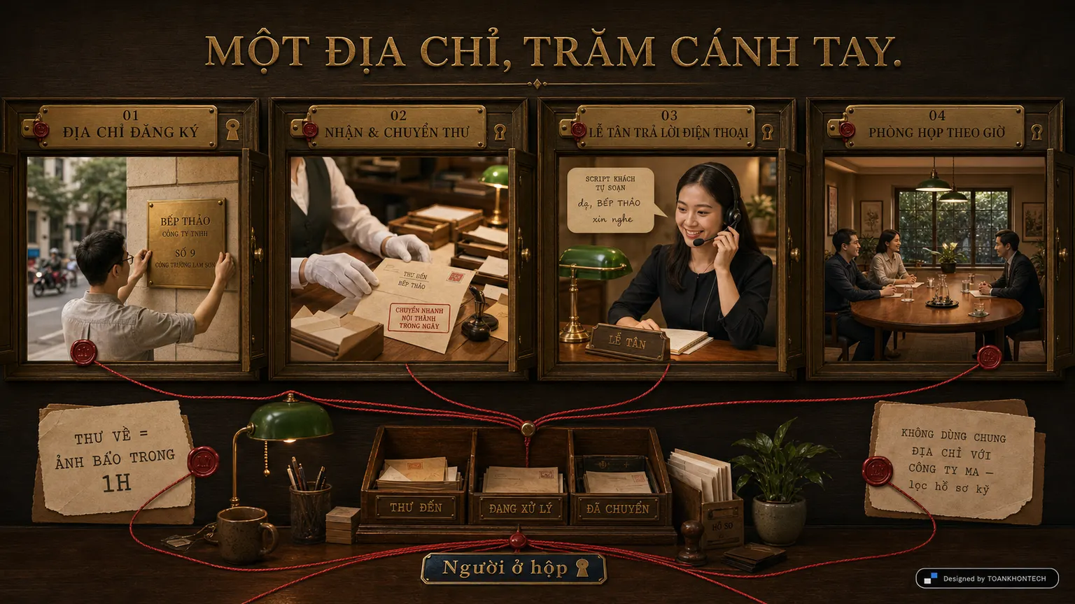 ĐỊA CHỈ SỐ 9 website concept artboard focused on thespace