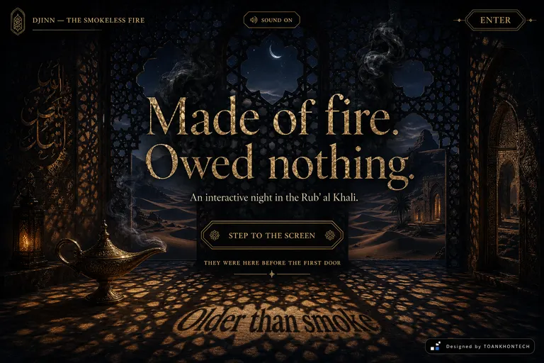 DJINN — An interactive night in the Rub' al Khali.