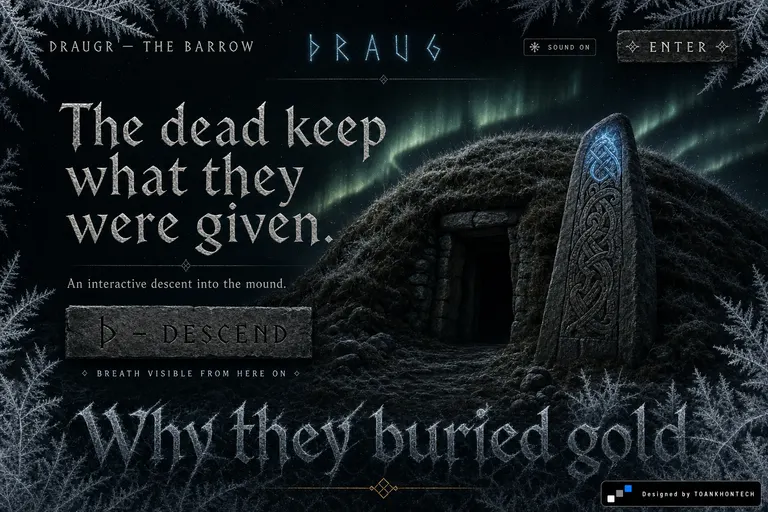 DRAUGR — An interactive descent into the mound.