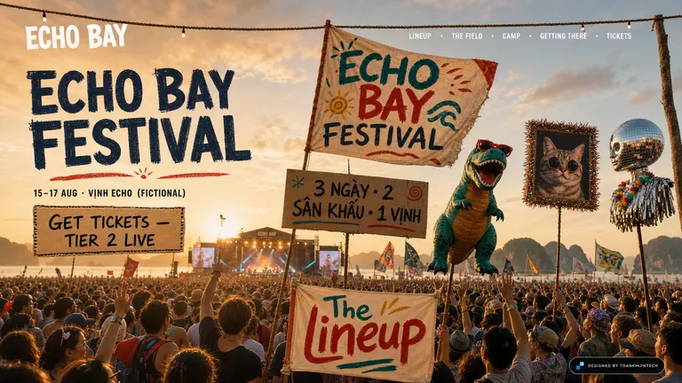 ECHO BAY FESTIVAL — Ba ngày, hai sân khấu, một vịnh.