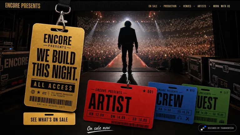 ENCORE PRESENTS — We build this night.