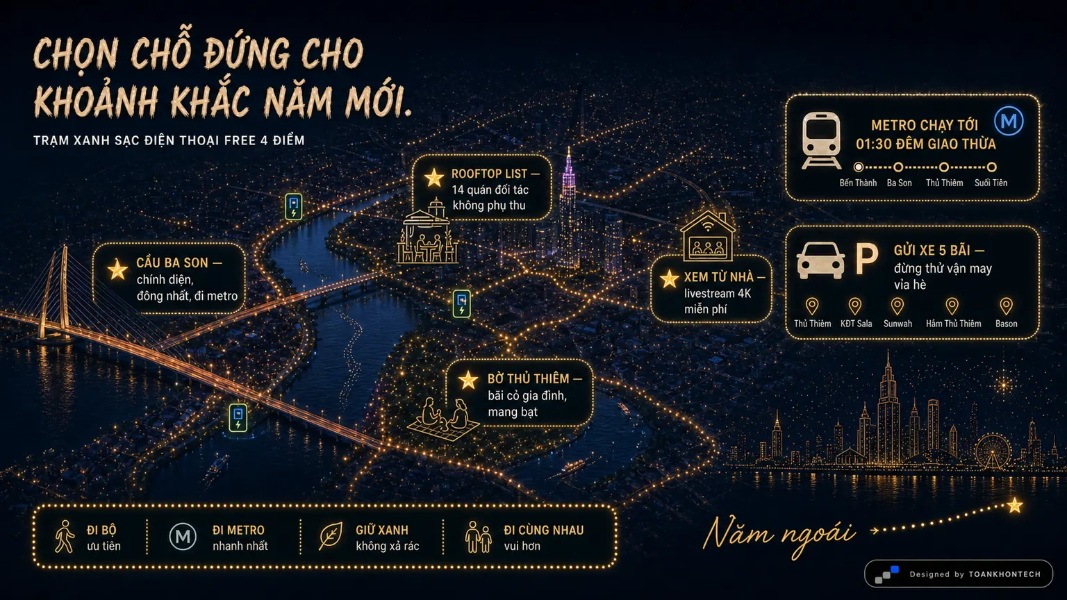 ĐOM ĐÓM SKYSHOWS · GIAO THỪA 2027 website concept artboard focused on wheretowatch