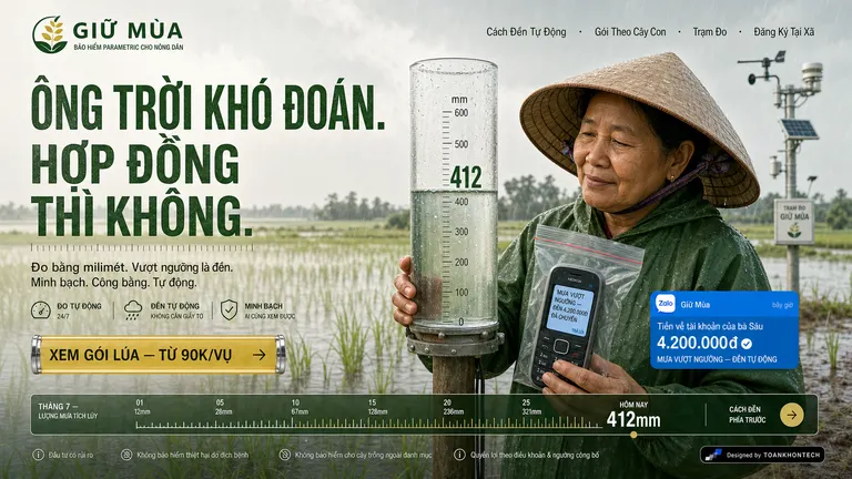 GIỮ MÙA — Ông trời khó đoán. Hợp đồng thì không.