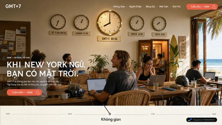 GMT+7 — Khi New York ngủ, bạn có mặt trời.