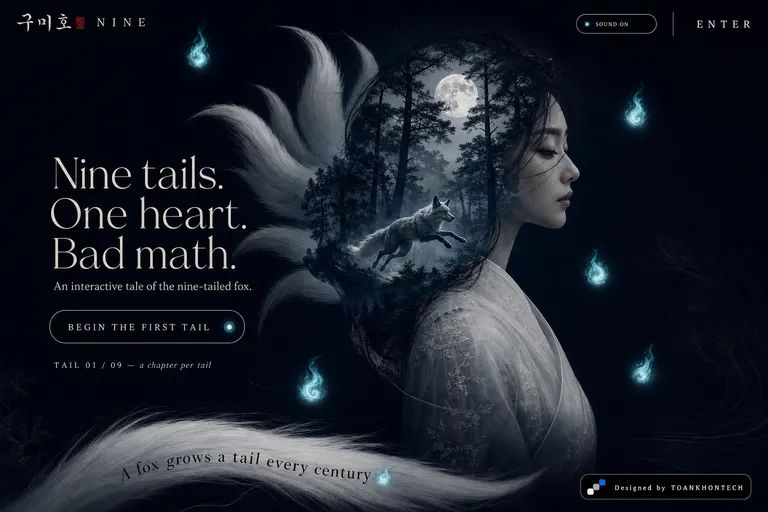 구미호 NINE — An interactive tale of the nine-tailed fox.