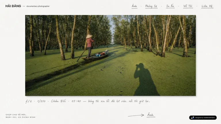 HẢI ĐĂNG — Documentary photographer.