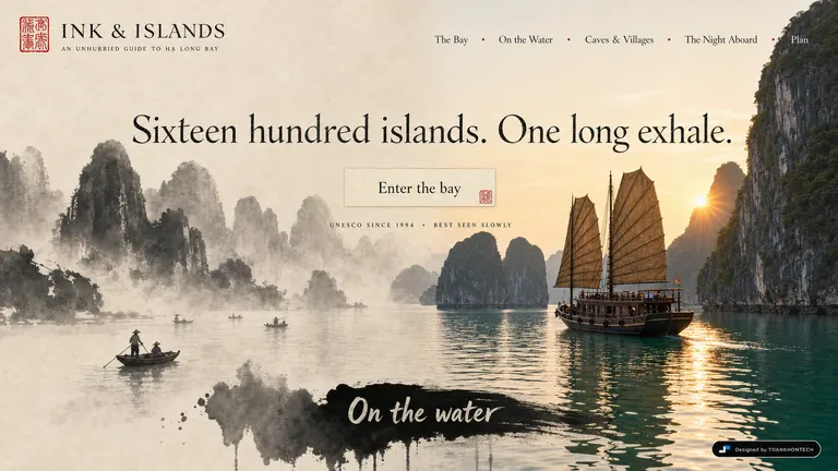 INK & ISLANDS — An unhurried guide to Hạ Long Bay.