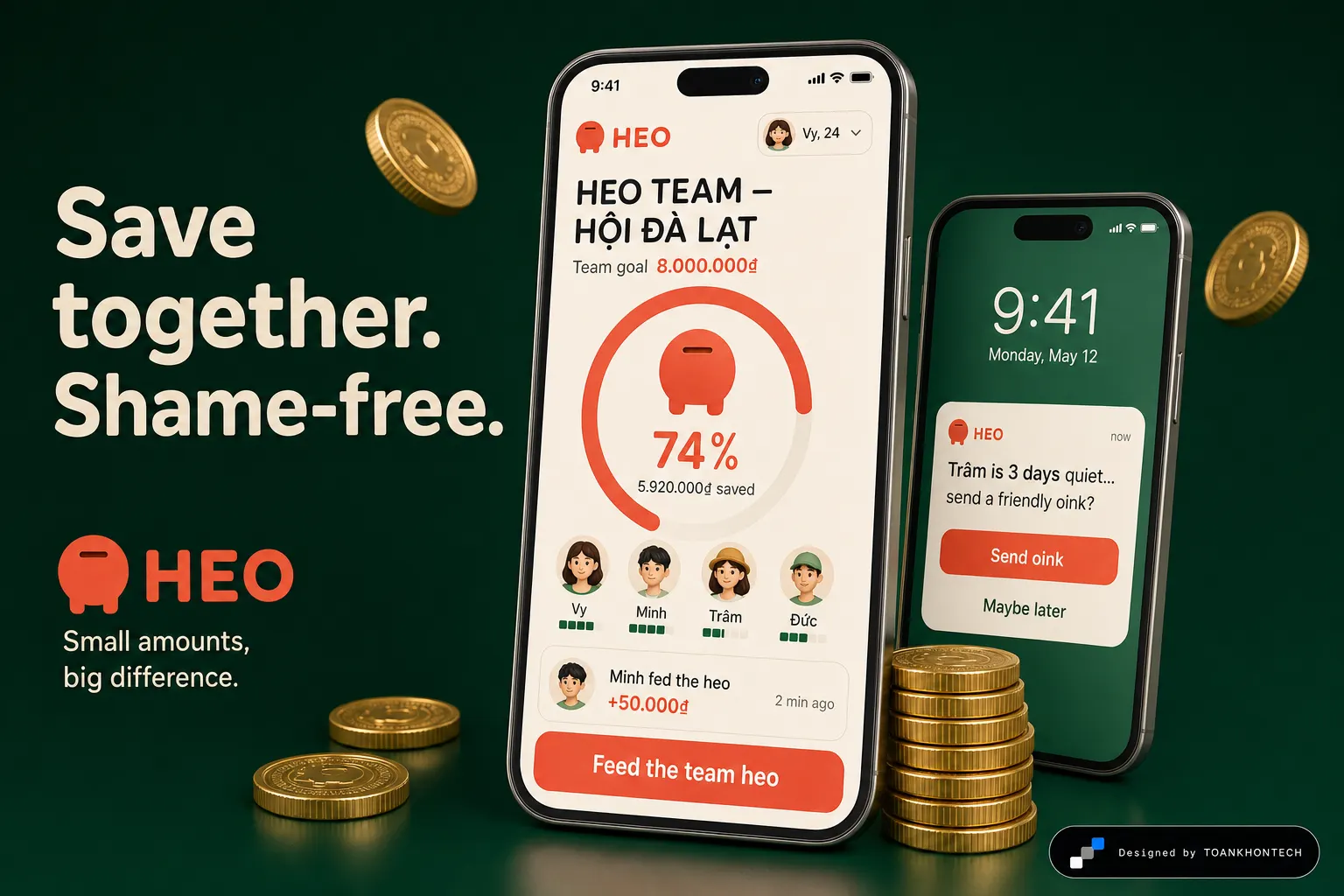 HEO website concept artboard focused on teams