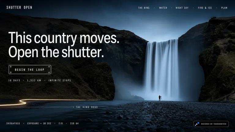 SHUTTER OPEN — This country moves. Open the shutter.