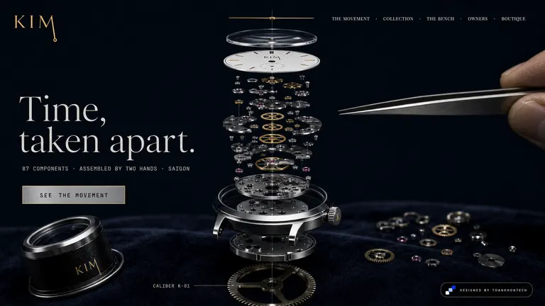 KIM — 87 components, assembled by two hands — Saigon.