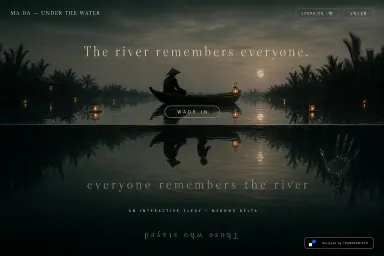 MA DA — UNDER THE WATER — AN INTERACTIVE ELEGY — MEKONG DELTA