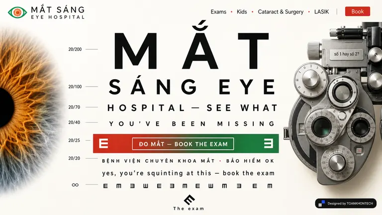 MẮT SÁNG EYE HOSPITAL — See what you've been missing.