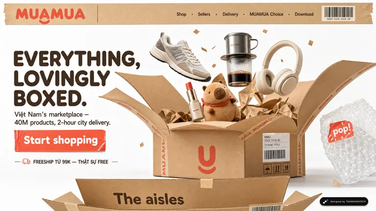 MUAMUA — Việt Nam's marketplace — 40M products, 2-hour city delivery.