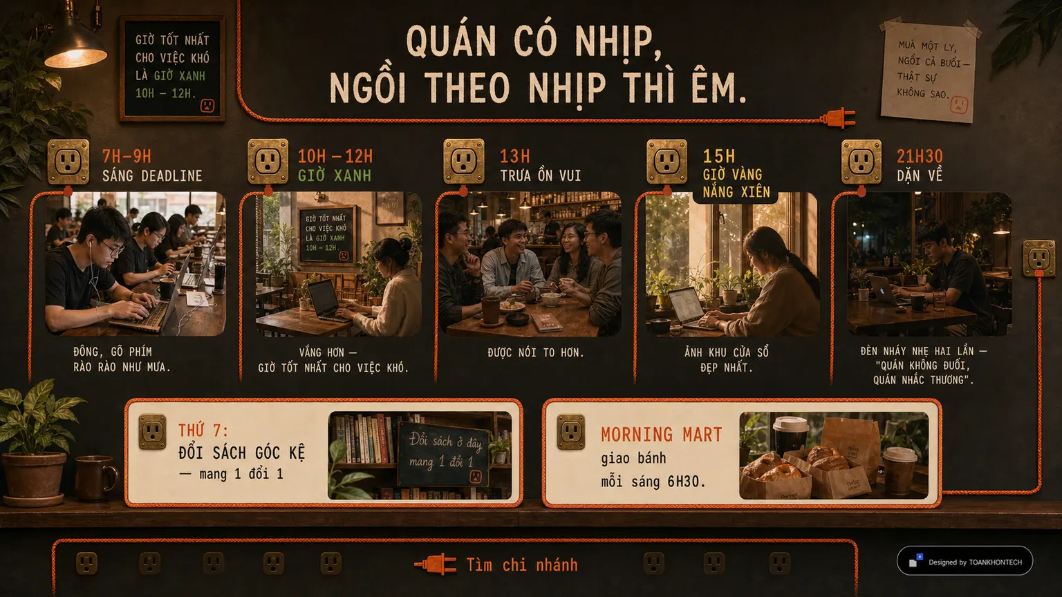Ổ CẮM website concept artboard focused on community
