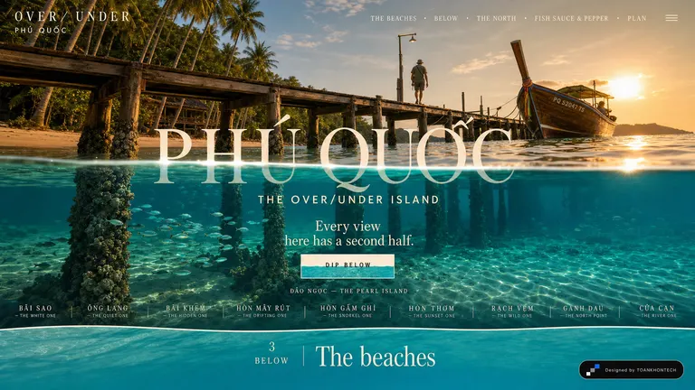 PHÚ QUỐC — THE OVER/UNDER ISLAND — Every view here has a second half.