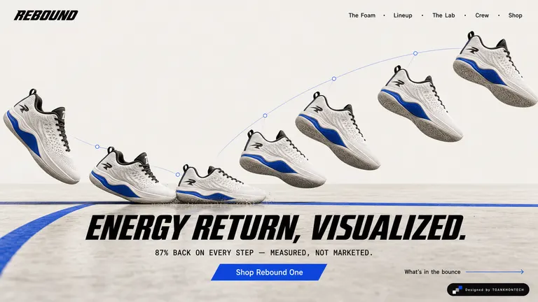 REBOUND — 87% back on every step — measured, not marketed.