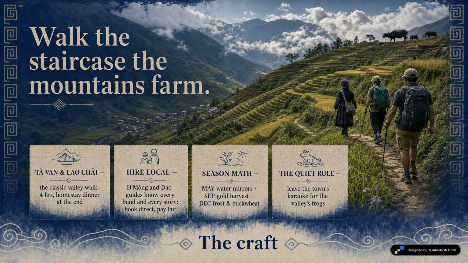 SA PA — THE INDIGO VAT website concept artboard focused on valleys