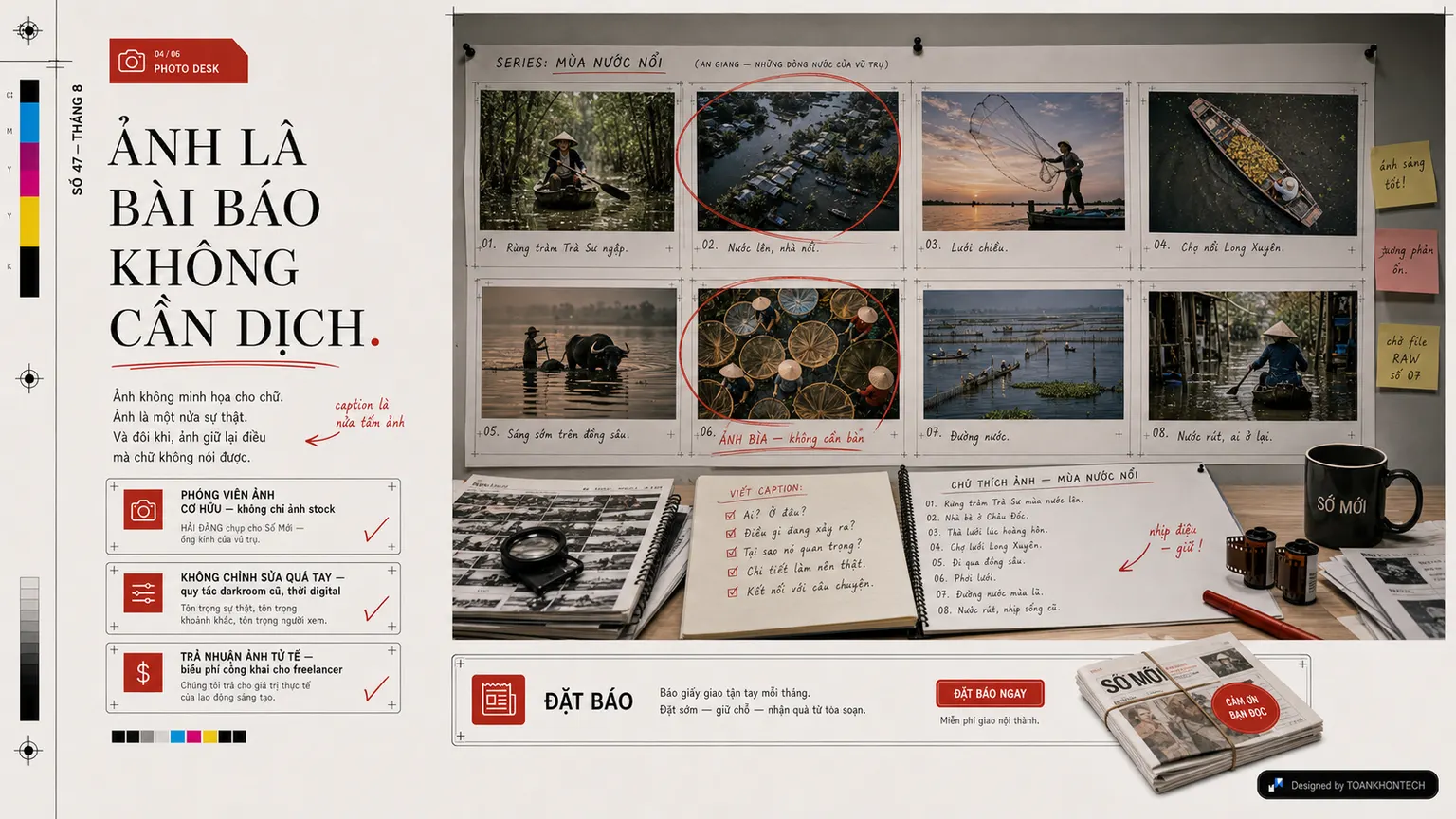SỐ MỚI website concept artboard focused on photo