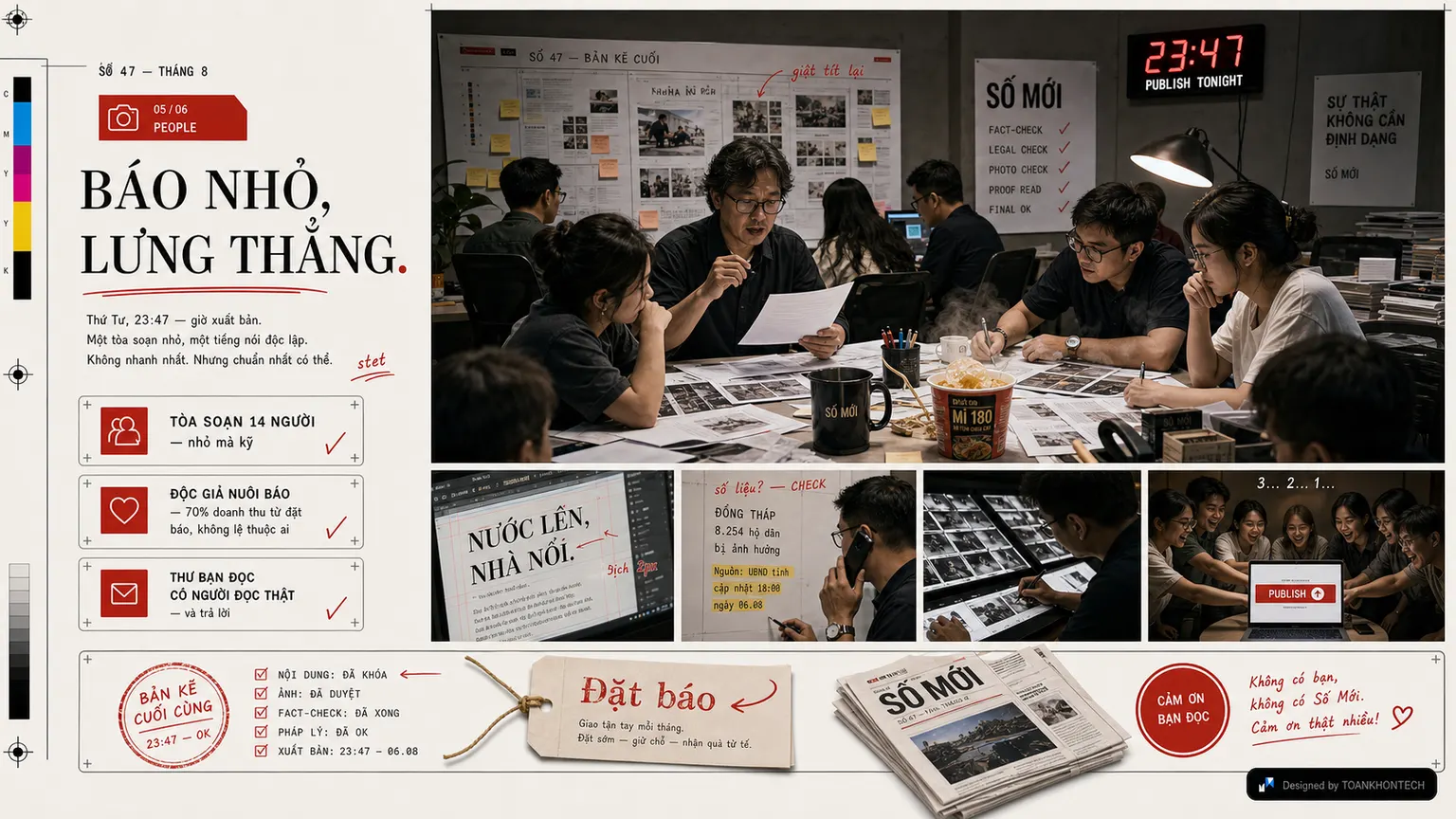 SỐ MỚI website concept artboard focused on newsroom