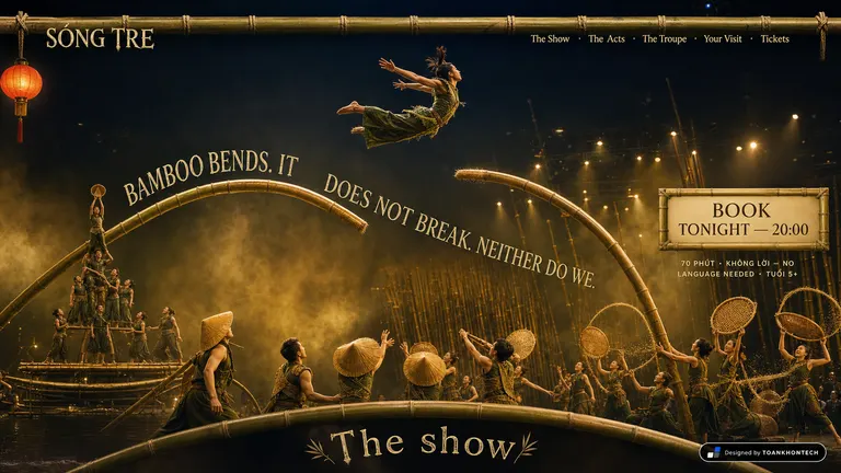 SÓNG TRE — Bamboo bends. It does not break. Neither do we.