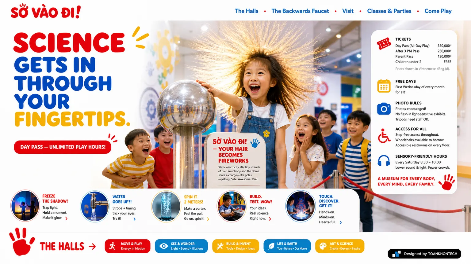 SỜ VÀO ĐI! — Science gets in through your fingertips.