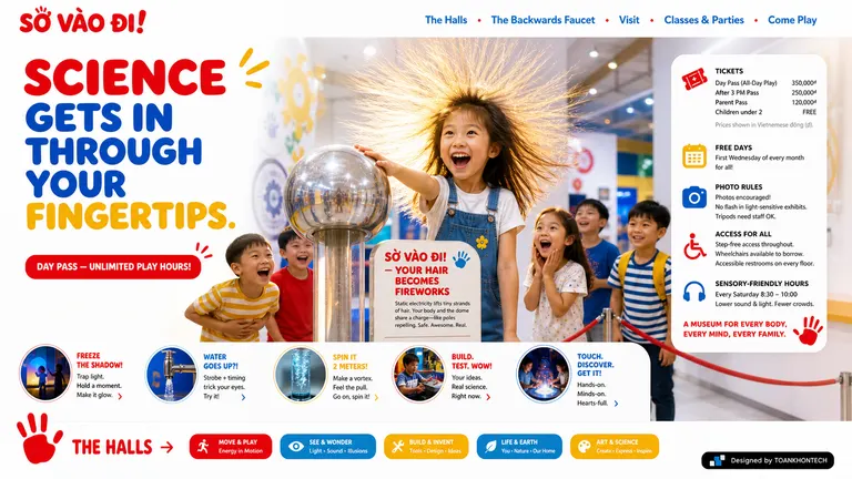 SỜ VÀO ĐI! — Science gets in through your fingertips.