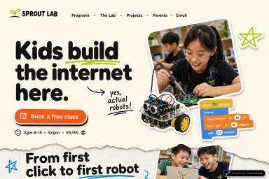 SPROUT LAB — Kids build the internet here.