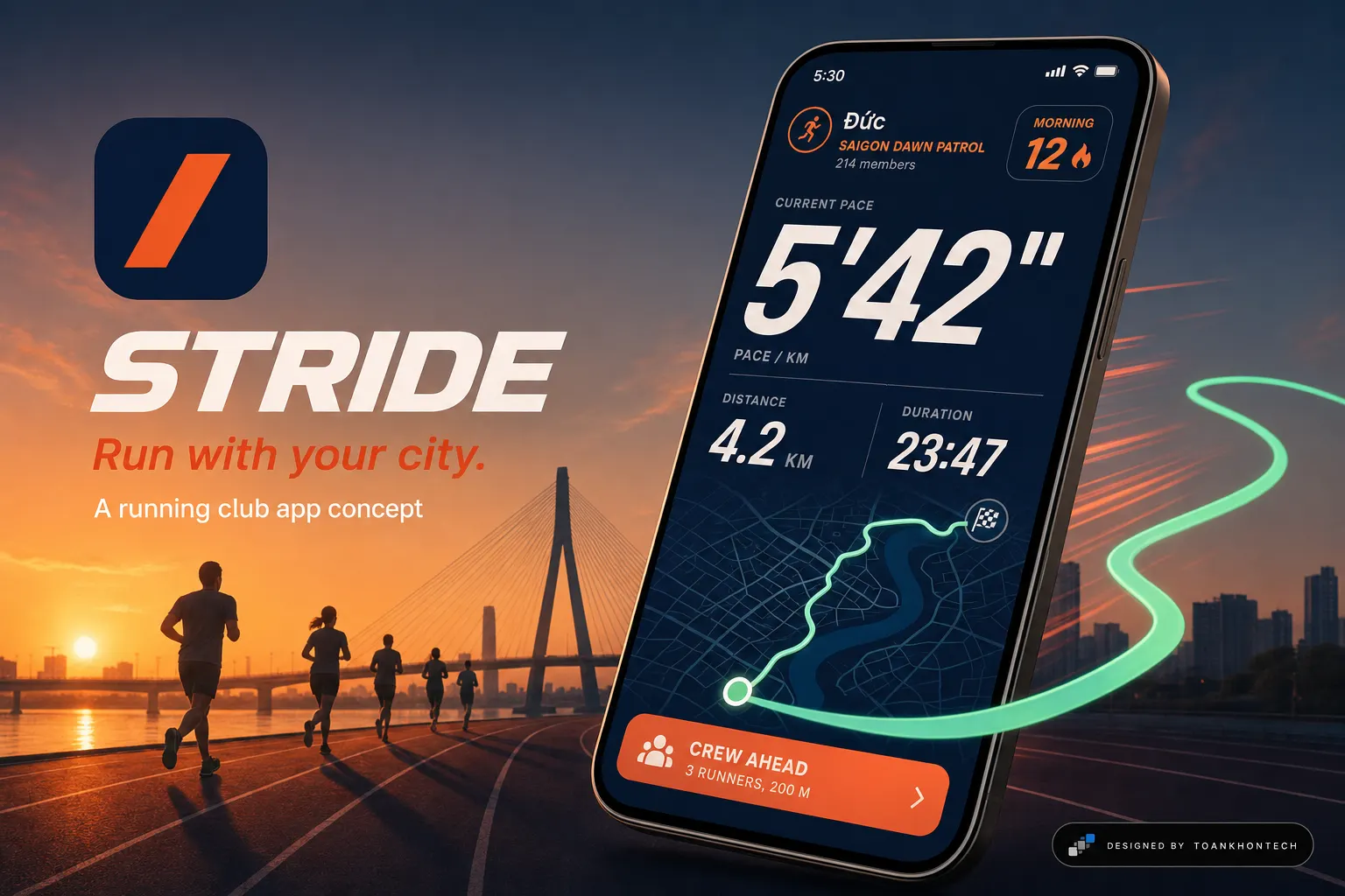 STRIDE — Run with your city.