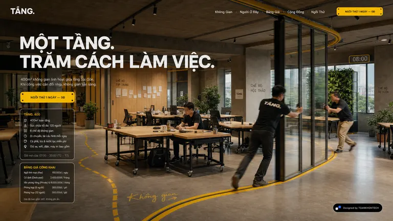 TĂNG. — Một tầng. Trăm cách làm việc.