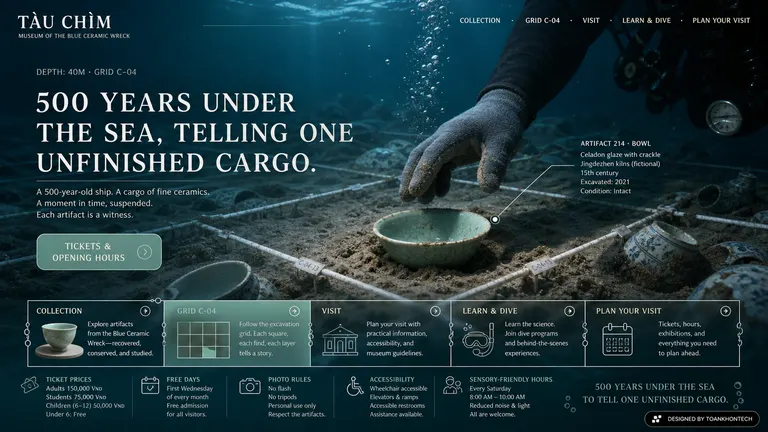 TÀU CHÌM — 500 years under the sea, telling one unfinished cargo.