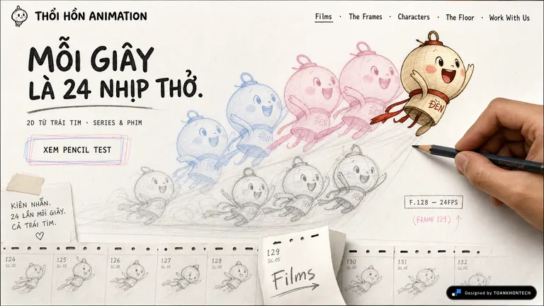 THỔI HỒN ANIMATION — Mỗi giây là 24 nhịp thở.