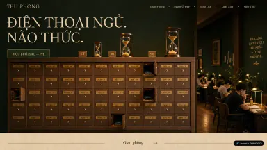 THƯ PHÒNG — Điện thoại ngủ. Não thức.