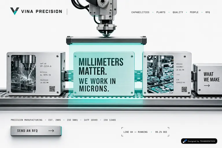 Vina Precision — MILLIMETERS MATTER. WE WORK IN MICRONS.