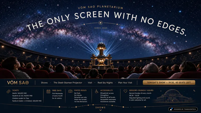 VÒM SAO — The only screen with no edges.