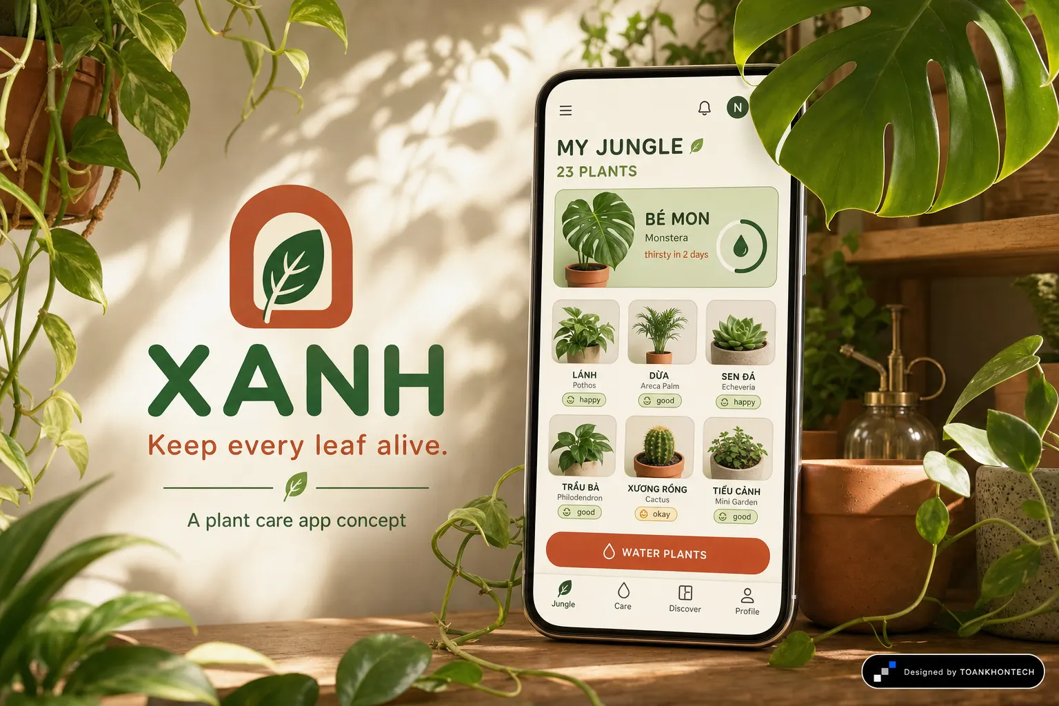 XANH — Keep every leaf alive.