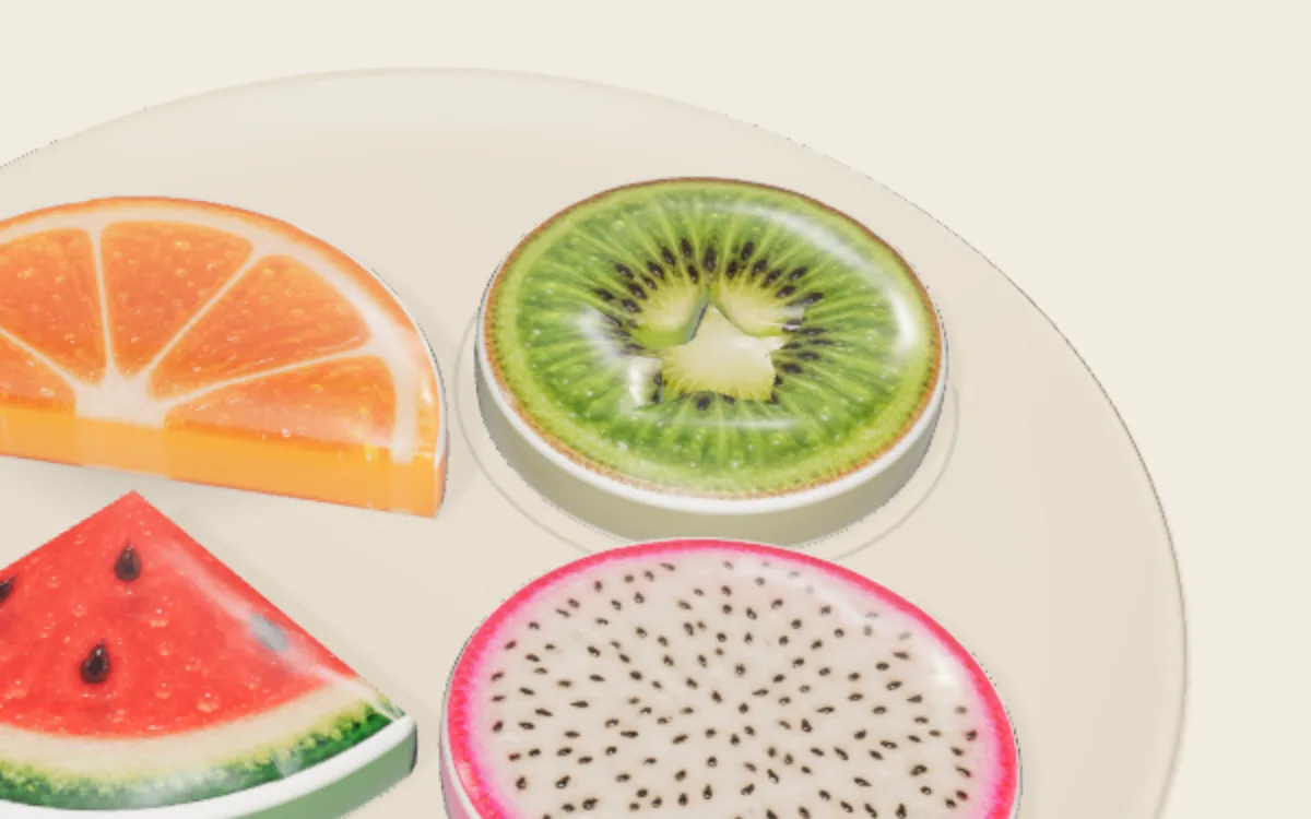 Khuôn · Ngôi sao dập xuyên lát kiwi
